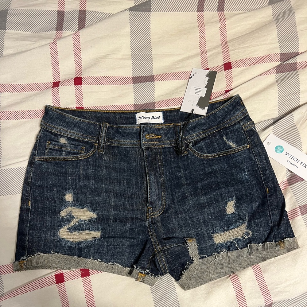 Studio Blue Denim Shorts Stitch Fix Exclusive